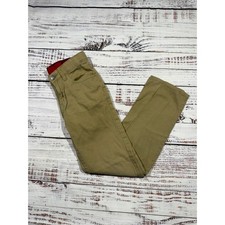 Levis 511 Slim Fit Khaki Tan Pants Boys Size 12 Regular Adjustable Waist