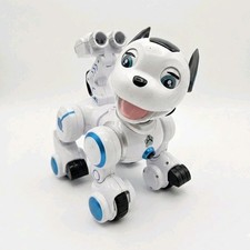 White Interactive Robotic Robot Dog Electronic Toy