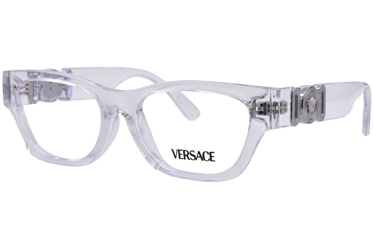 VERSACE Eyeglasses VE3299B-5217-55 Size 55/17/cateye BRAND NEW W CASE Versace Clear Plastic Eyeglass Frames for sale | eBay main image 3