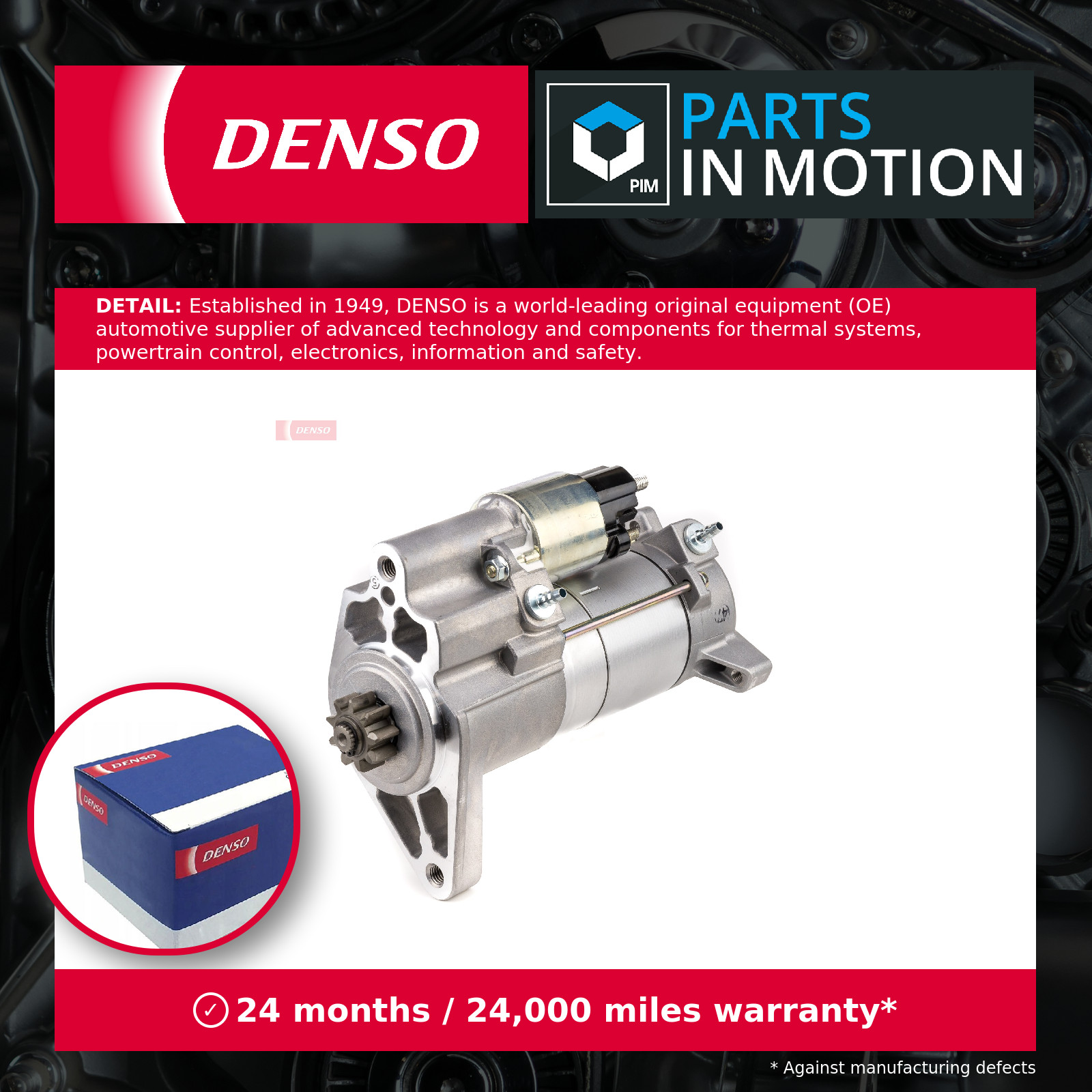 DSN976 Starter Fits Land Rover Discovery 4 Van 5 Van Range Rover 4 Sport 1 Denso - Image 5