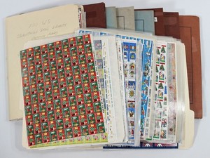 NobleSpirit (BHS) Large US Christmas Seals Sheet Hoard