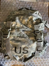US ARMY ACU ASSAULT PACK 3 DAY MOLLE II BACKPACK  Made in USA with Stiffiner