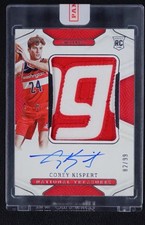 Corey Kispert 2021-22 Panini National Treasures Rookie Patch Auto #82/99 Sealed