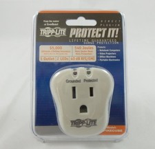 TrippLite 1 Outlet Portable Direct Plug-in Surge Protector/Suppressor 600 Joules