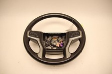 2019-2022 Chevy Silverado 1500 Left Driver Steering Wheel Leather Black Oem 2019-2022 Chevy Silverado 1500 Left Driver Steering Wheel Leather Black Oem