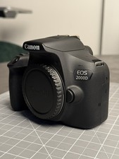 Canon EOS 2000D Digital SLR Camera Black (Body Only) 1657 Shutter Count