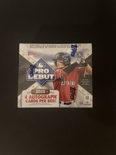 2025 Topps Pro Debut Baseball Jumbo Hobby Box Factory Sealed - 4 Autos Per Box