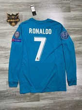 Ronaldo 2017/18 Real Madrid Long Sleeve Jersey - Men  s