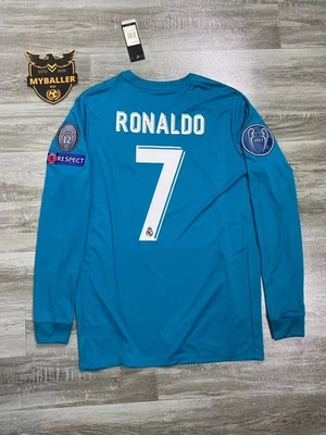 ADIDAS Ronaldo 2017/18 Real Madrid Long Sleeve Jersey - Men’s