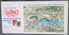 MayfairStamps Germany FDC 1972 Munchen Olympics Map Souvenir Sheet First Day Cov