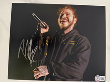 Post Malone Signed Autographed 8x10 Photo MUSIC Celebrity - Beckett COA