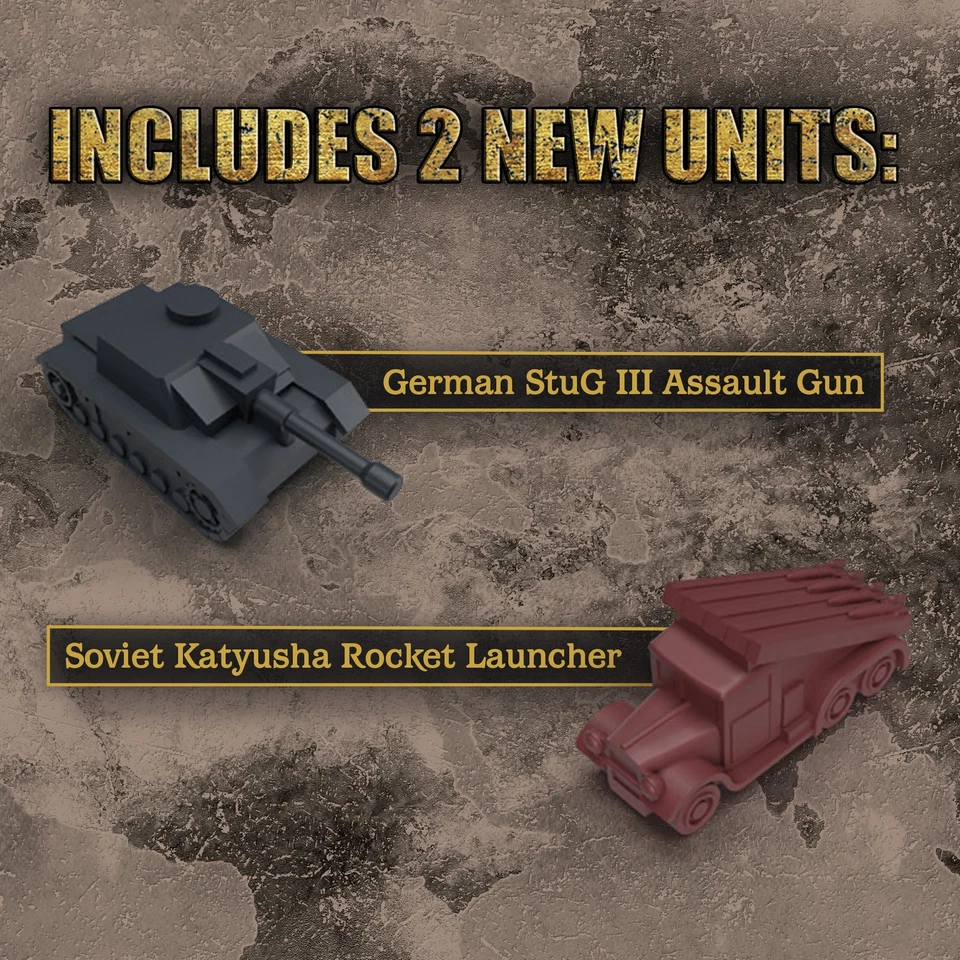 Axis & Allies: Stalingrado - Juego de mesa de estrategia de la Segunda Guerra Mundial, edades 14+, 2 jugadores, 4 horas Foto 4 de 4