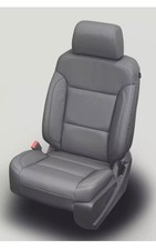 Chevy Silveradogmc Sierracrew Cab Gray Katzkin Leather Seat Replacement Covers