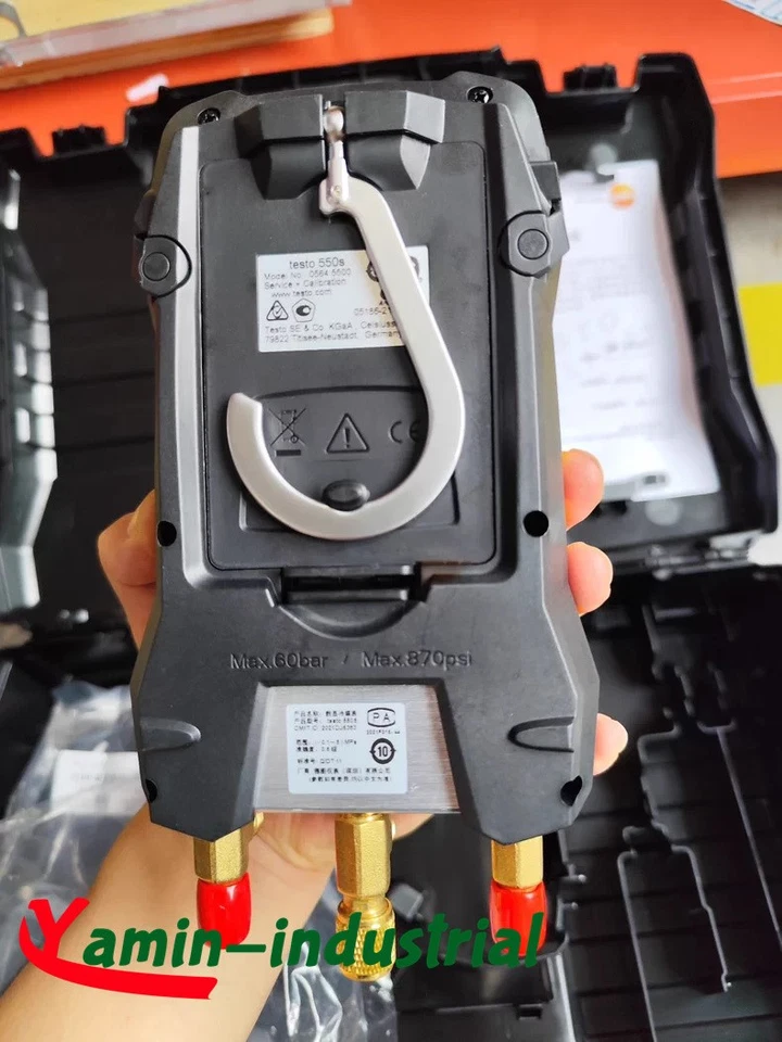 Juego de termometos abrazadera de tubo Testo 550s calibre colector de CA 2x 115i nuevo FedEx o DHL Foto 2 de 4