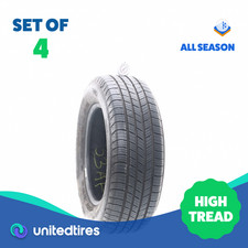 Set Of 4 Used 20565r15 Michelin Defender Th 94h - 8.5-932