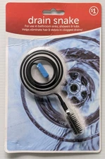 Base4 - Manual Drain Auger | Plumbing Snake for Sink & Tub Clogs