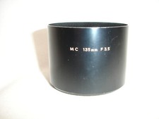 MINOLTA MC 135mm / 3.5 LENS HOOD, metal, Genuine for MD lens 55mm size