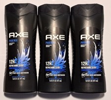 NEW Axe Men's Phoenix Crushed Mint  Rosemary 12H Body Wash 16 Oz Pack of 3 