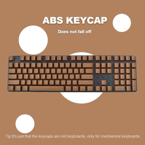 104pcs Universal Mechanical Keyboard Keycaps PC Laptop Bakclit Key Cap Set - Picture 21 of 42