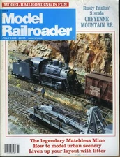 Model Railroader Magazine July 1989 Rusty Paulus' S scale Cheyenne Mountain RR