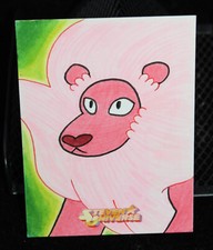 Steven Universe TC Sketch Card - Lion - Art by David Angelo Roman - 2019