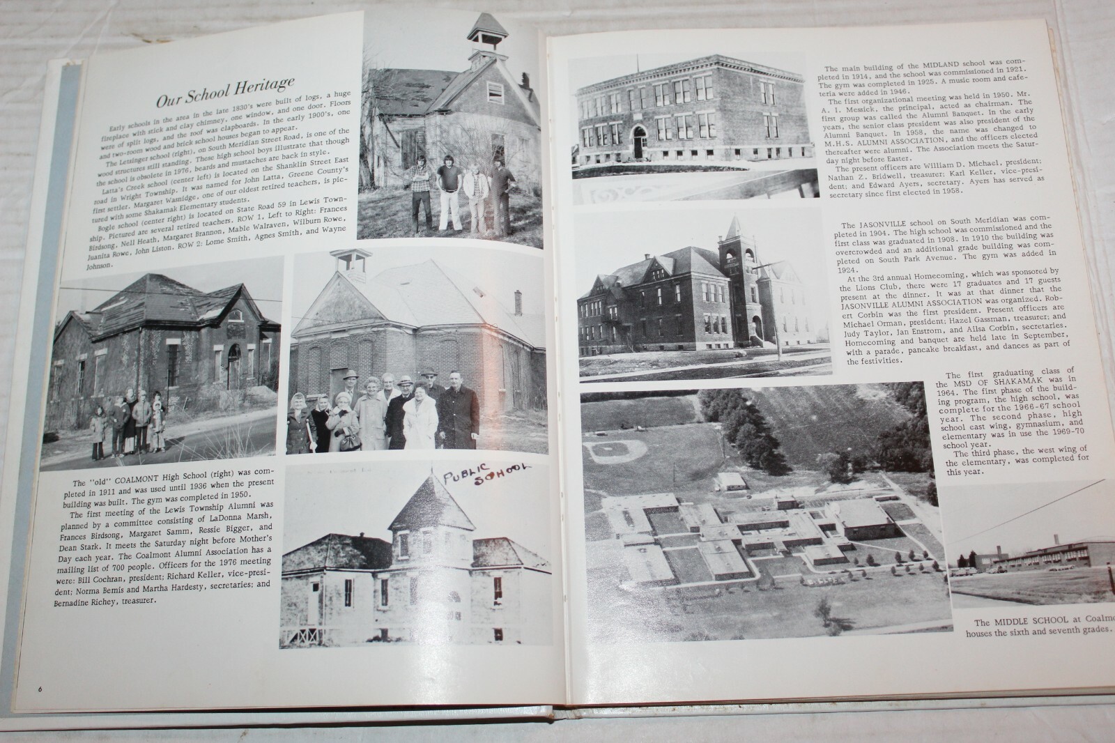 Shakamak High School Jasonville Indiana Laker Log Yearbook 1976 eBay