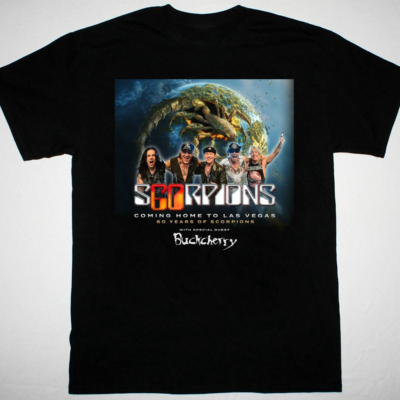 Scorpions BAND 2025 tour HOT NEW black T-shirt Unisex 1F1471 | eBay