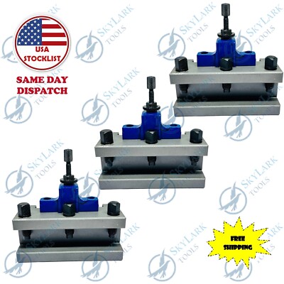 3PC Turning Tool Holder AD2090 for A1 Multifix type Quick Change Lathe Tool Post