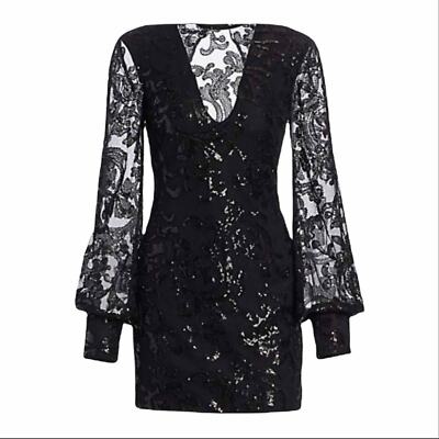 Alexis Franciska Beaded open back mini dress | eBay Alexis Franciska Beaded open back mini dress | eBay