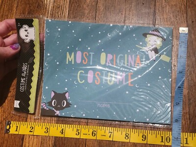 Costume Award Certificates Funniest Scariest Colorful Original Creative Blank 24