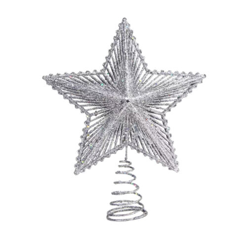 Pentagramm-Ornamente Weihnachtsbaum-Stern-Dekoration Glitzernde Szenerie : - Bild 8 von 22