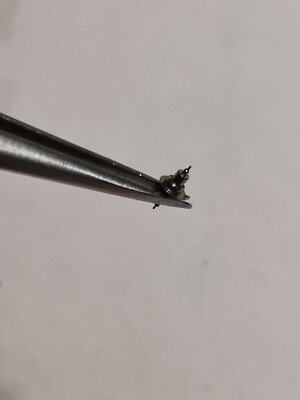 Pièce De Mouvement Pour Montre Lanco 1305 - Axe De Balancier En Acier, Neuf Sans étiquette, Fabrication Suisse