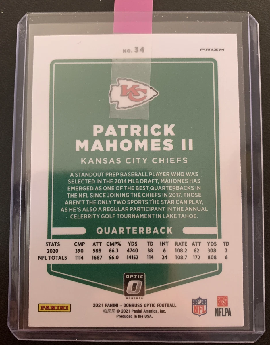 2021 Panini Donruss Optic Patrick Mahomes Stars Emoji 2021 Panini Donruss Optic Patrick Mahomes Stars Emoji