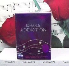 Addiction By Johan B. EDP Spray 3.0 FL. OZ. Sealed Box.