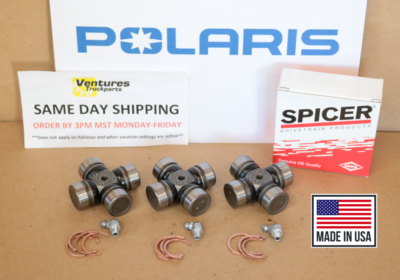 Dana Spicer Greasable U-Joint Kit For Polaris RZR 1000 (2016-2017) - Front & Rear Driveline Prop Shaft