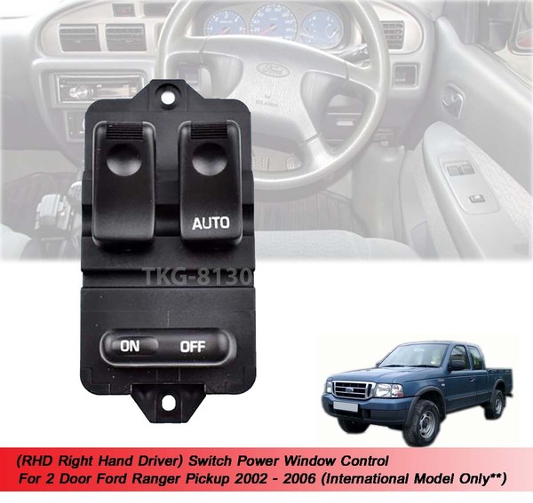 RHD Schalter Fensterheber Einsatz FÜR Ford Ranger Inter Pickup 2002 - 2006-image