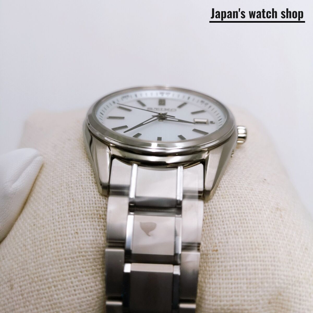 SEIKO Selection SBTM337 Pearl White Titanium Radio Solar SEIKO Selection SBTM337 Pearl White Titanium Radio Solar