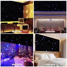 LED Stage Star Backdrop Curtains 3m 6m/4m 4m Durable For Wedding Party DJ Club