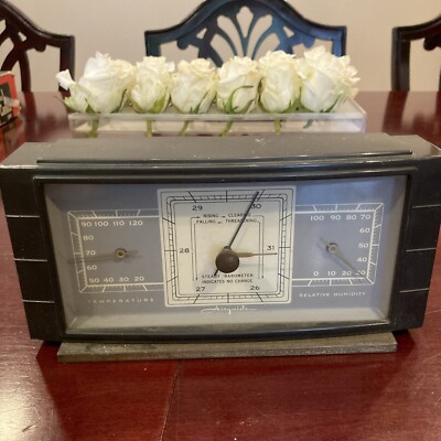 Vintage Airguide Relative Comfort Indicator table model Humidity Temperature