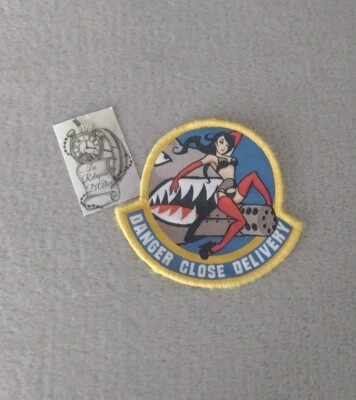 Aufnäher / Patch Klettverschluss Gefahr Close Delivery