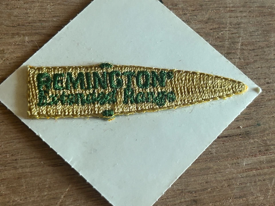 Remington Extended Range Ammo Patch Decal Sticky Back NOS Vtg Lot Of 6 On Card - Image 4 of 4