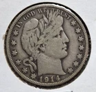 1914 s barber half dollar