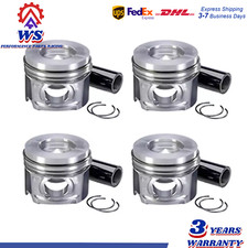 4PC Engine Piston Kit For Land Rover Jaguar AJ20D4 204DTD 2.0T L4 Diesel 14-20