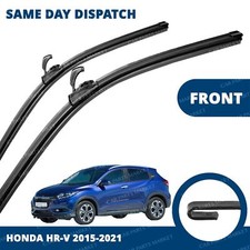 Front Windscreen 26" 18" Flat Aero Wiper Blades Pair for Honda HR-V 15-21