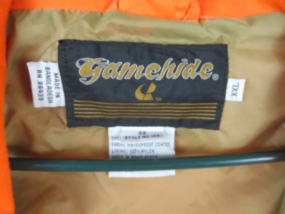 Game-hide Jacket Camo Orange Deer Hunting 2XL - Image 4 of 4