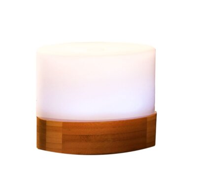 SA-070 Ultrasonic Aroma Diffuser/Humidifier with Bamboo Base (Oval)