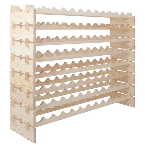 1/2PCS Wine Rack Stackable Storage Stand Display Shelves 96 Bottle 8 rows x 12 - Picture 8 of 16