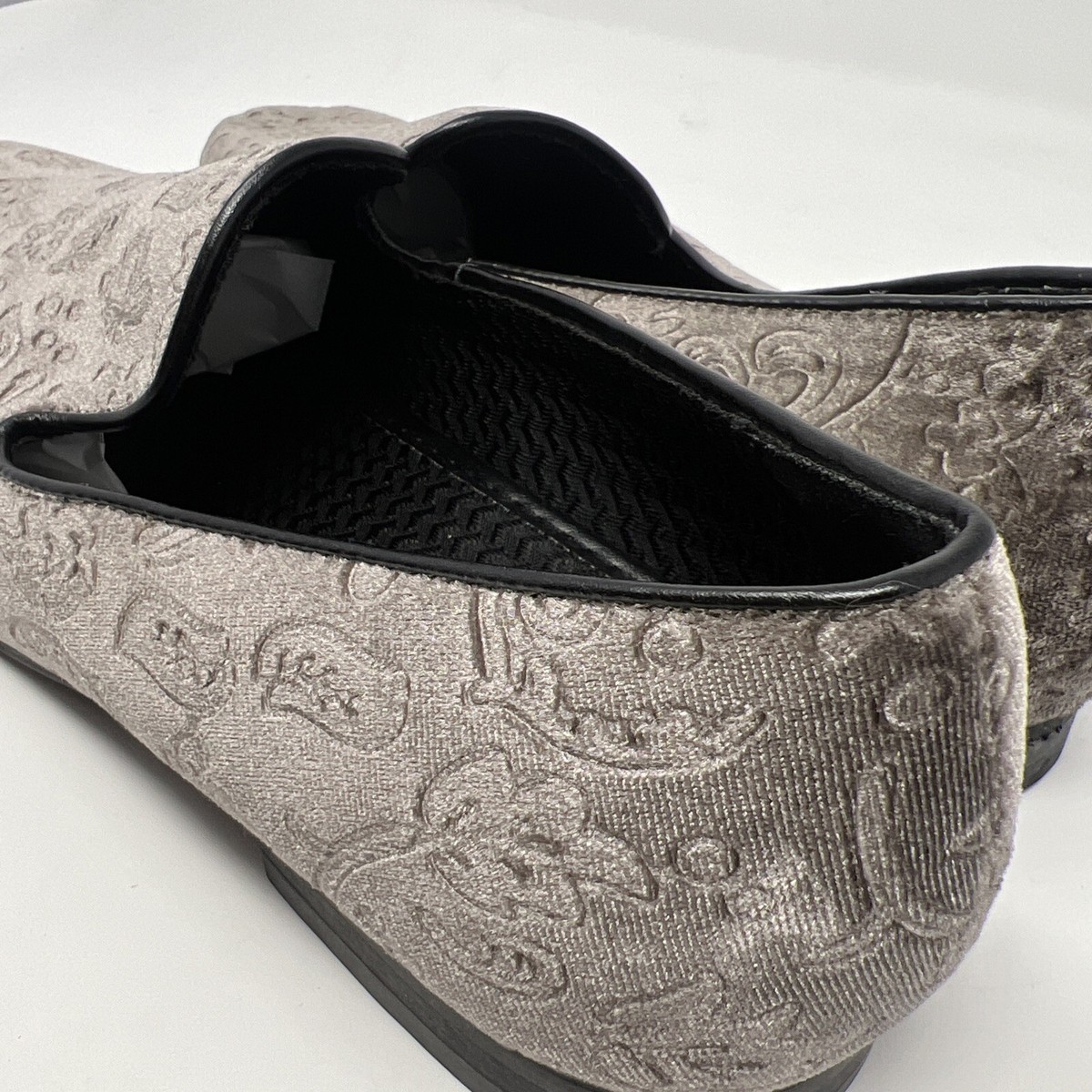 Giorgio Brutini Mens Dress Shoes Loafers 7.5 Slip On Gray | eBay display picture 1
