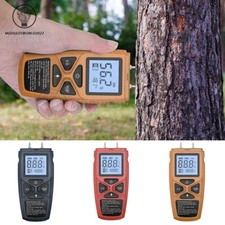 Digital Wood Moisture Meter Detector Tester Wood Firewood Paper Cardboard ℃/℉