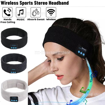 Maske Sport Musik Kopfhörer Headset Wireless Bluetooth Stirnband Sleeping Eye